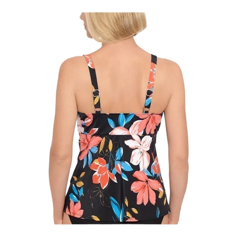 Swim Solutions Triple-Tier Tankini Top NWT - Picture 3 of 6